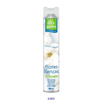 Ambientador spray flores blancas 1000 cc AIR GARLEY -Caja de 6 uds