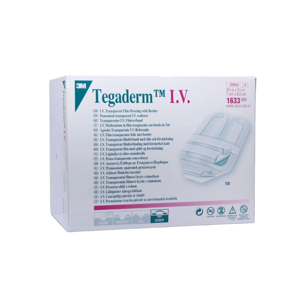 Apósito Transparente Tegaderm Iv Reforzado