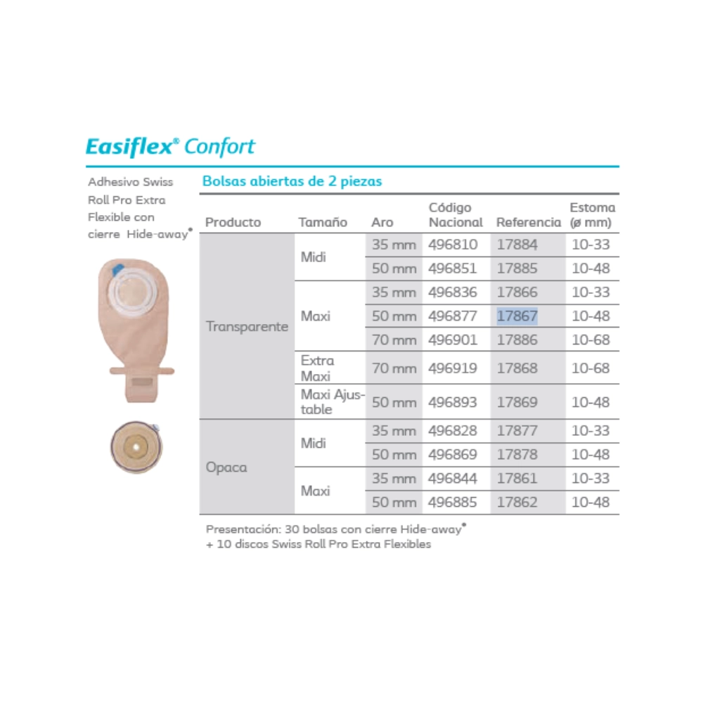 Bolsas Abiertas De 2 Pieza