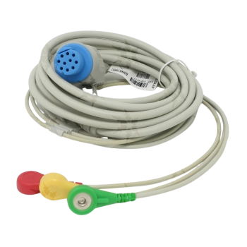 cable 3vias datex -cardioaid Clip
