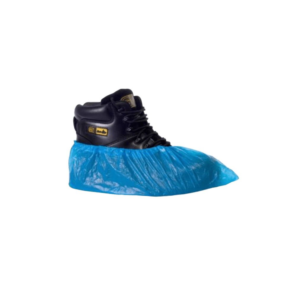 calza plastico azul