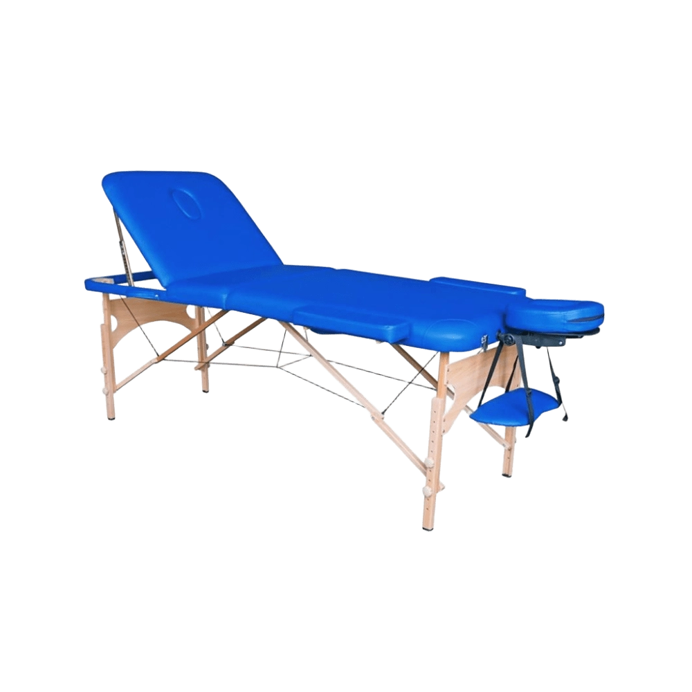 Camilla Plegable Madera 3 Cuerpos