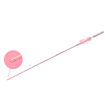 Cánula De Inseminación Con Mango De Acero