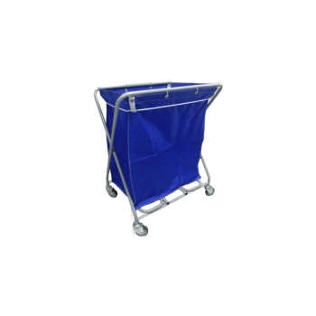 Carro cromado plegable para ropa sucia 90 cm X 62 cm X 108 cm. Carro cromado plegable para ropa sucia 90 cm X 62 cm X 108 cm.