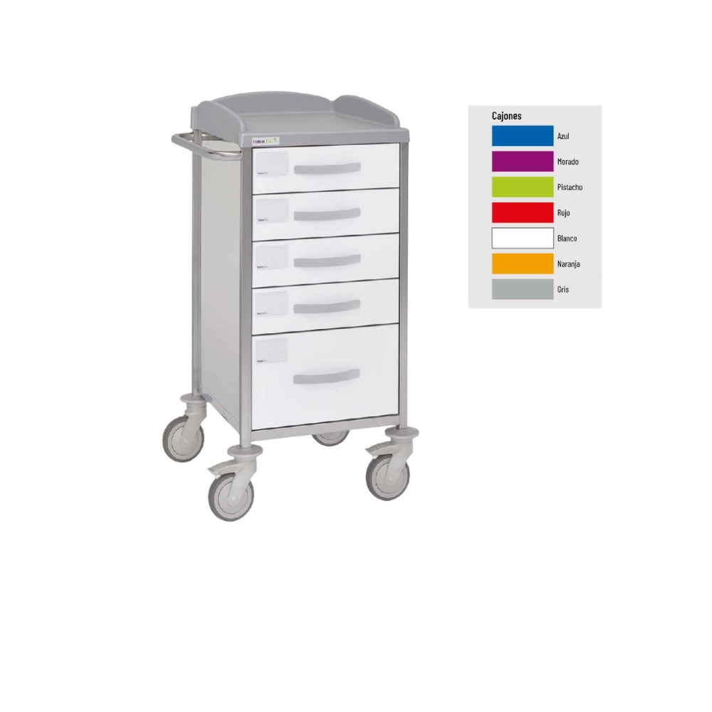 Carro Hospitalario 5 Cajones
