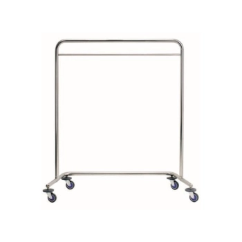 Carro perchero acero inox. ruedas giratorias 160 cm X 60 cm X 70 cm. Carro perchero acero inox. ruedas giratorias 160 cm X 60 cm X 70 cm.