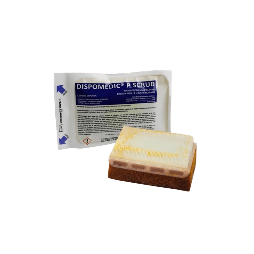 Cepillo dispomedic scrub povidona