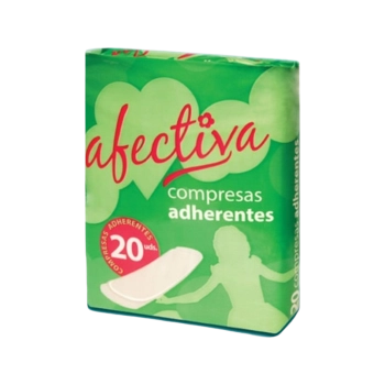 compresa higienica adhesiva