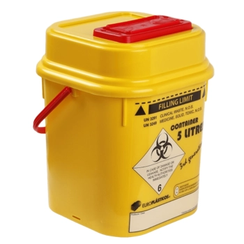 Contenedor Objetos Punzantes Cuadrado Contenedor Objetos Punzantes Cuadrado