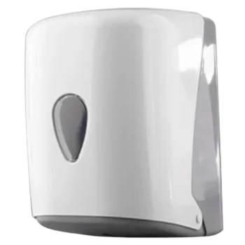 Dispensador Bobina Mecha Secamanos ABS Inyectado Blanco/Gris Dispensador Bobina Mecha Secamanos ABS Inyectado Blanco/Gris