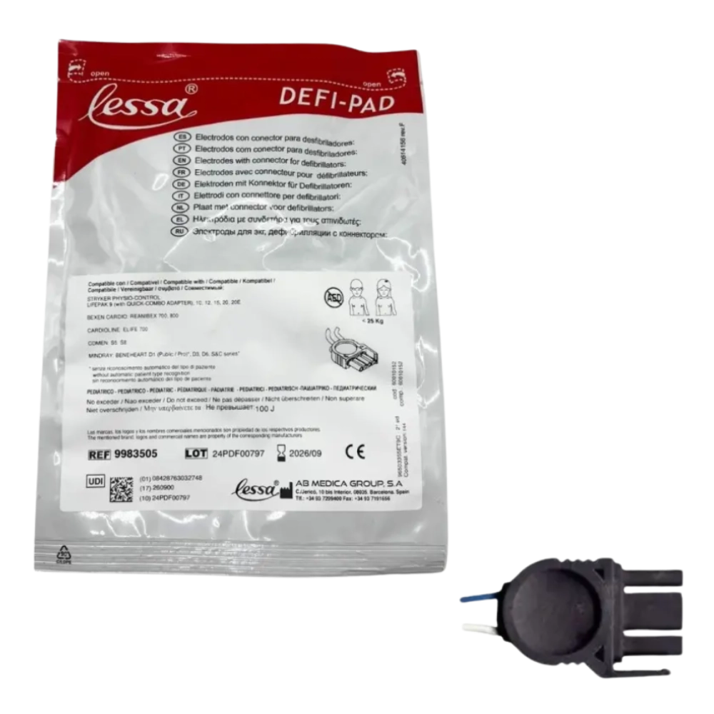 Electrodo Pad  Pediátrico Lifepak - Reanibex - Cardioline - Mindray Electrodo Pad  Pediátrico Lifepak - Reanibex - Cardioline - Mindray