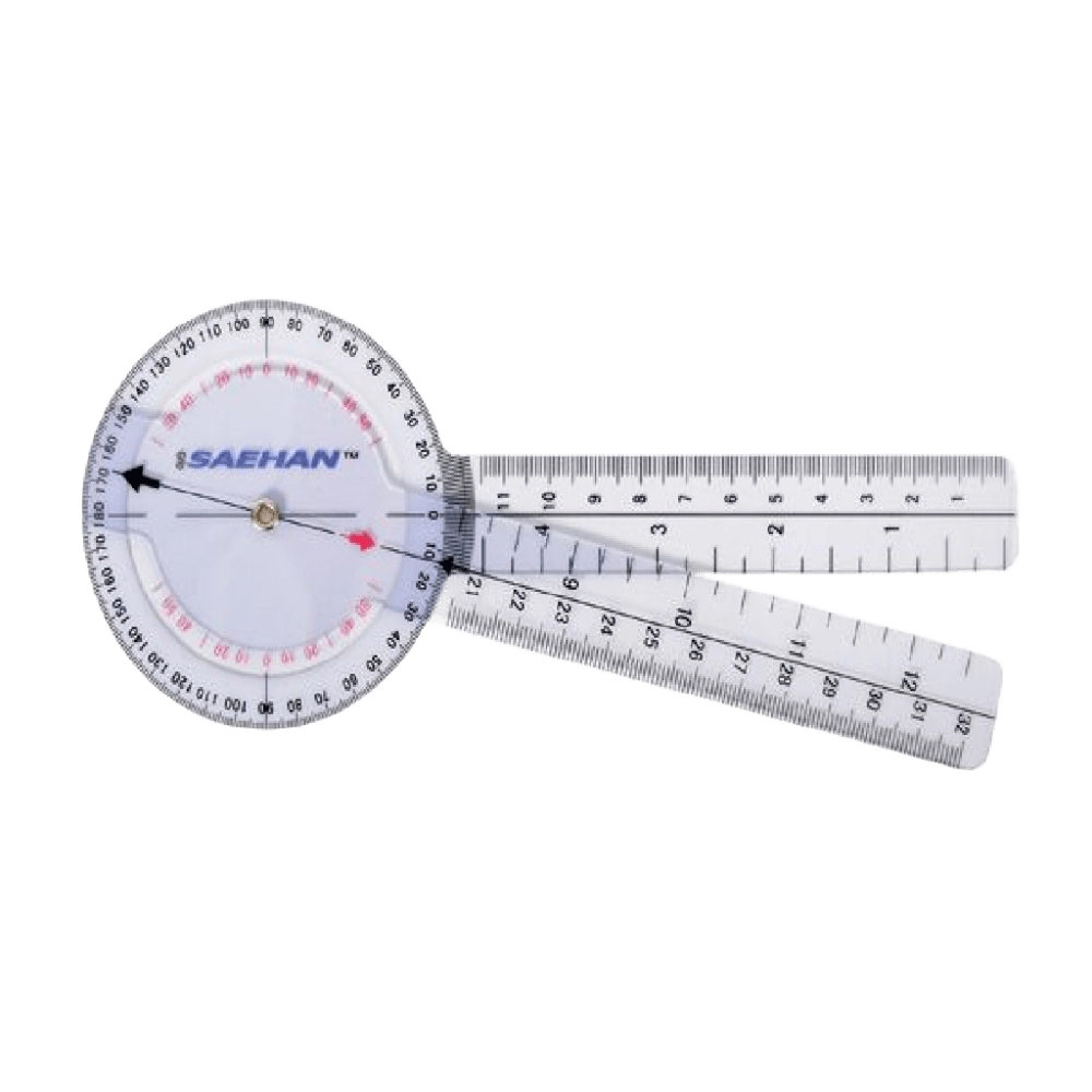 GONIOMETRO PLASTICO 20 CM