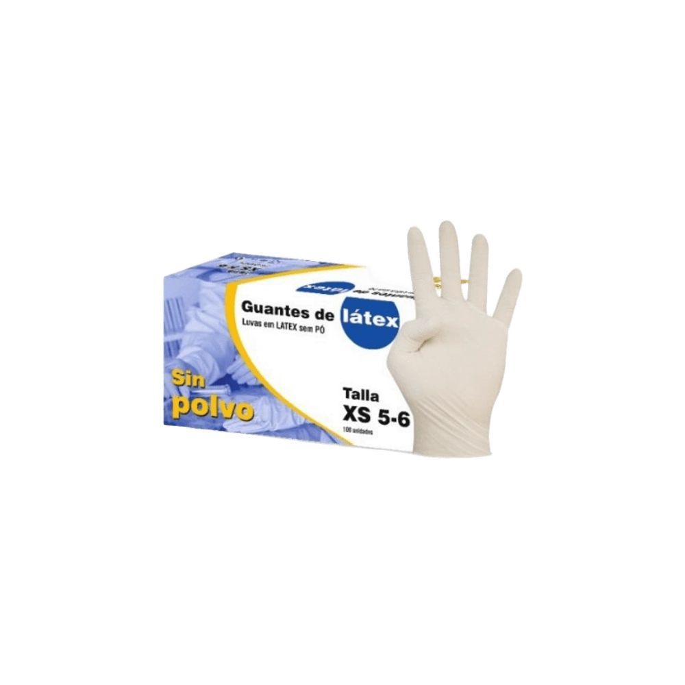 guante latex sin polvo cg