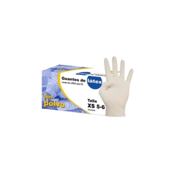 Guante Látex Sin Polvo CG - Caja de 100 uds