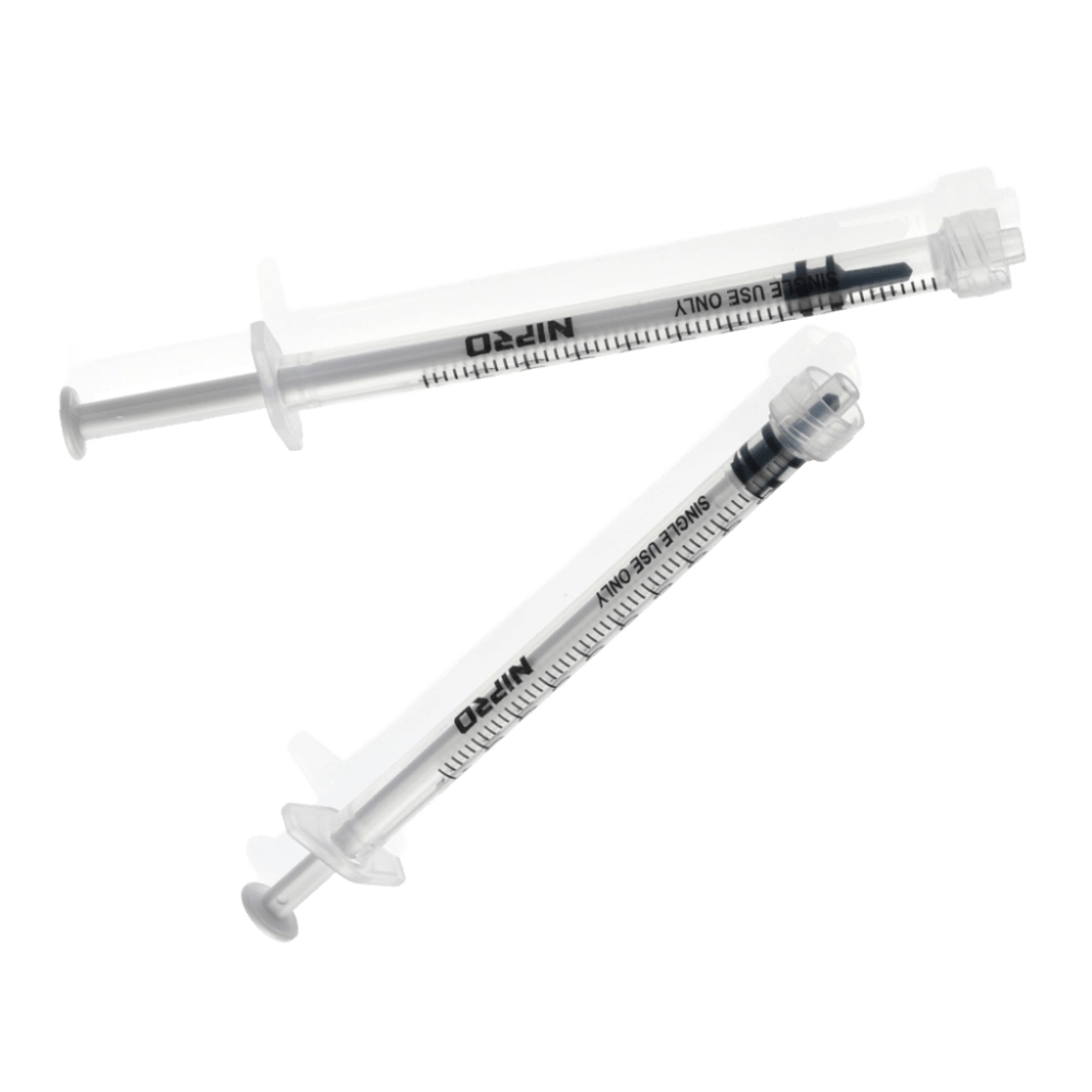 Jeringa 1ml Luer Lock sin espacio muerto NIPRO
