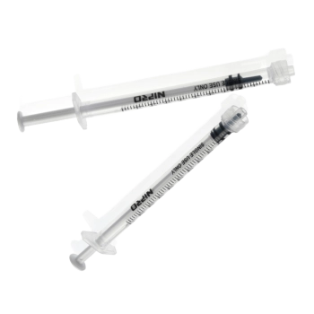 Jeringa 1ml Luer Lock sin espacio muerto NIPRO