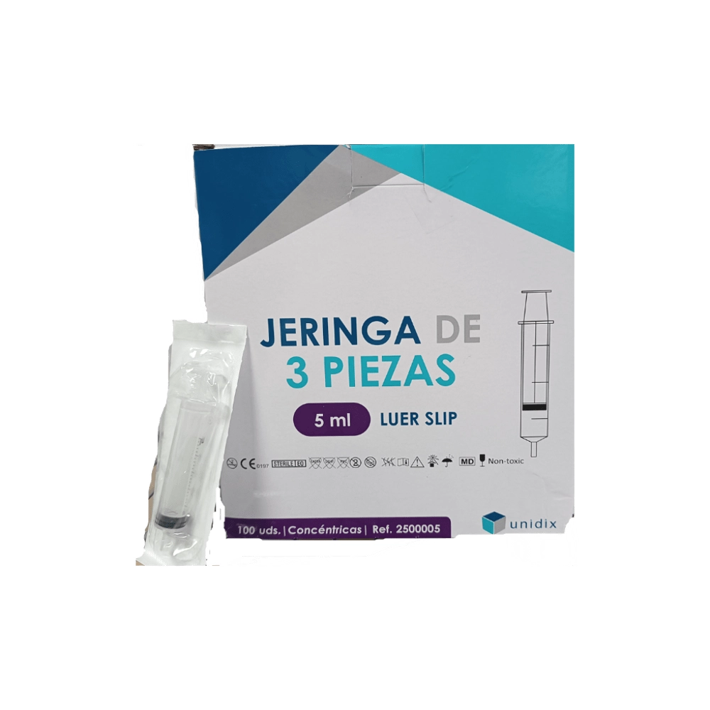 Jeringas 3 cuerpos UNIDIX