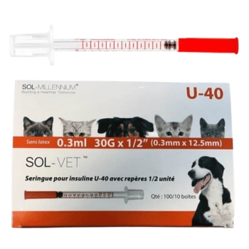 Jeringas Insulina Sol Vet