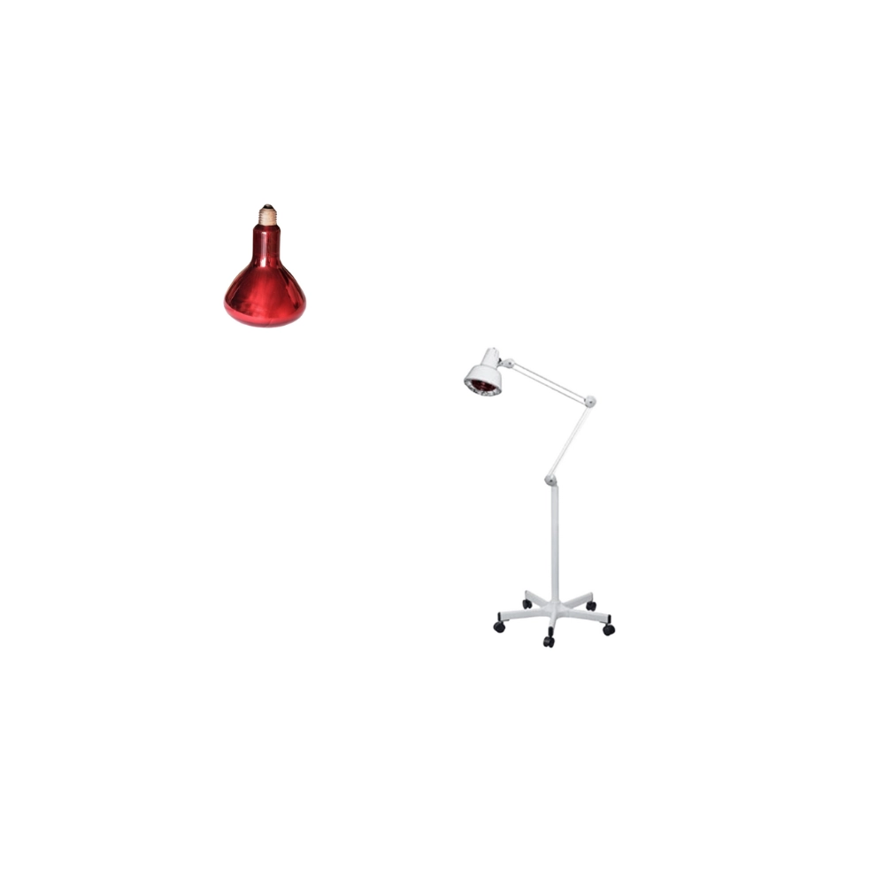 LÁMPARA INFRARROJOS 275 w. C/ TEMPORIZADOR Y SOPORTE RODABLE - UNIDAD LÁMPARA INFRARROJOS 275 w. C/ TEMPORIZADOR Y SOPORTE RODABLE - UNIDAD