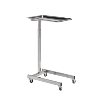 Mesa de mayo inoxidable elevación manual