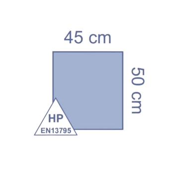 Paño Estéril Impermeable sin Fenestra sin Adhesivo 45 x 50