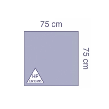 Paño Estéril Impermeable sin Fenestra sin Adhesivo 75x75