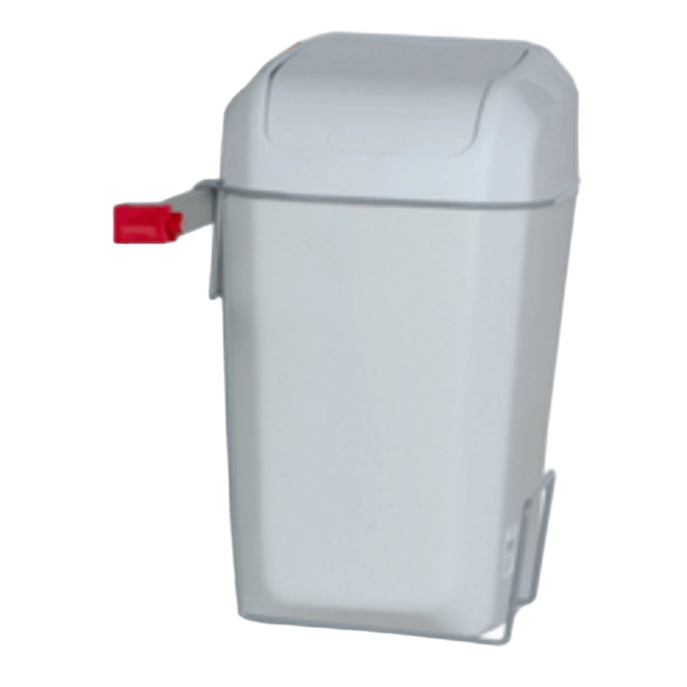 Papelera C/ Tapa Abatible 15L C/ Soporte Carro Papelera C/ Tapa Abatible 15L C/ Soporte Carro