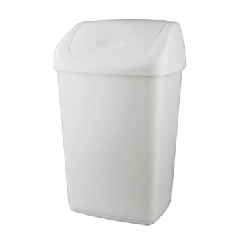 Papelera Pongotodo Polietileno Blanco 50 LT