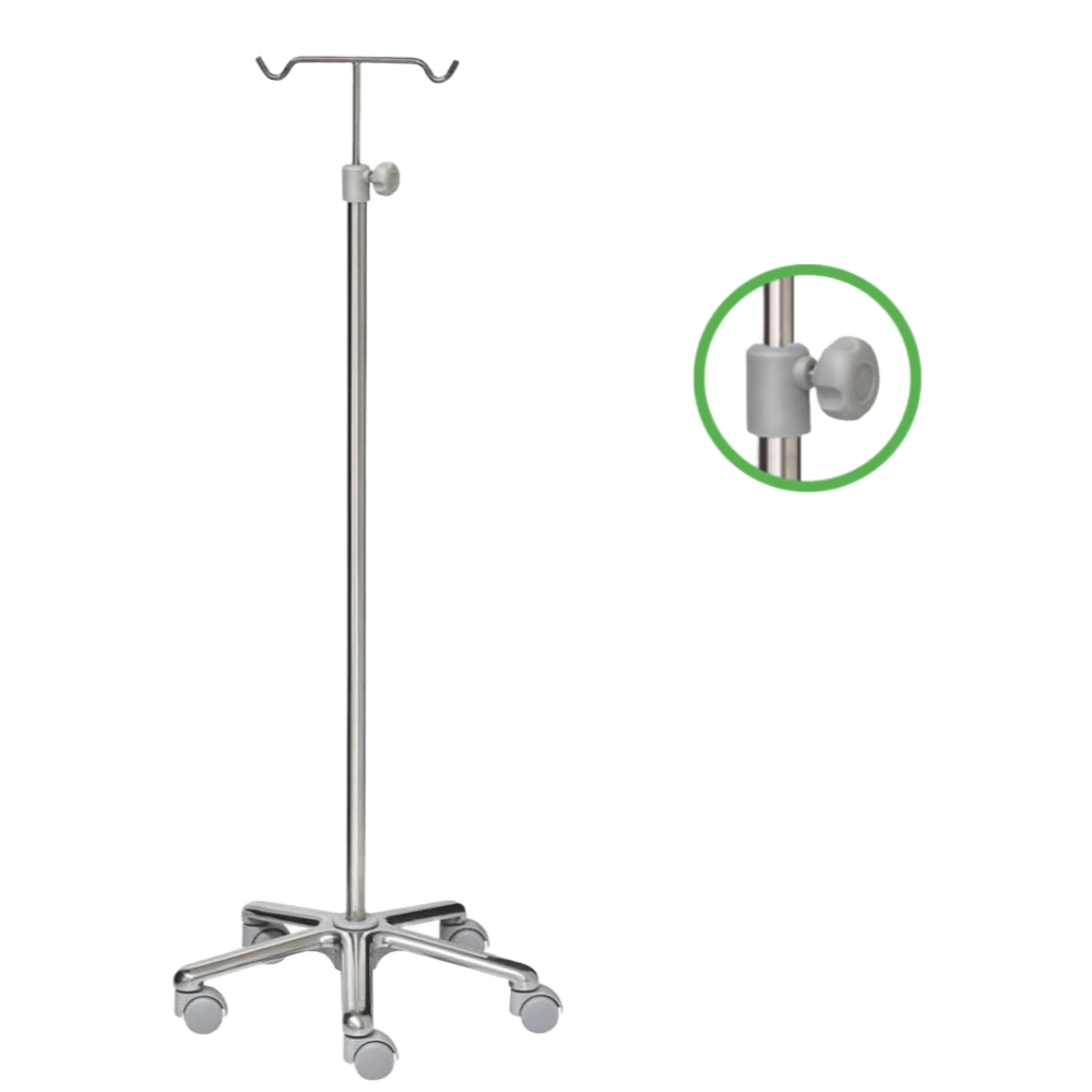 Portasuero Acero Cromado Dos Colgadores C/ Ruedas Portasuero Acero Cromado Dos Colgadores C/ Ruedas