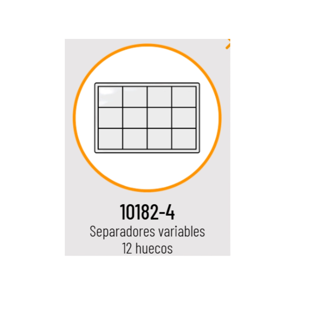 Separación 12 Compartimentos Carro Hospitalario