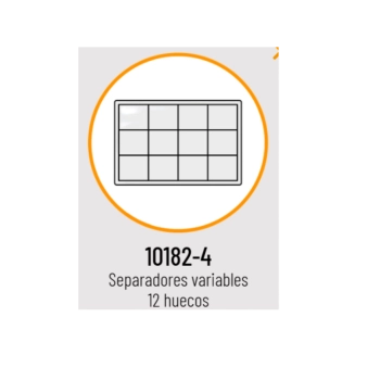 Separación 12 Compartimentos Carro Hospitalario