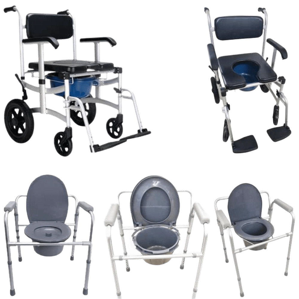 Silla de Baño y Ducha 4 En 1