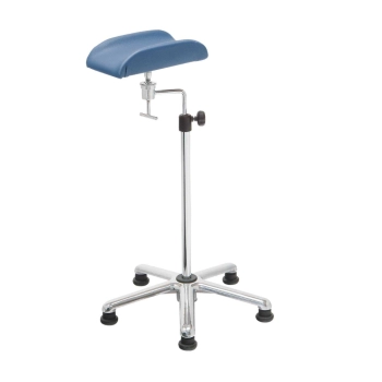 Soporte de brazo regulable con rótula de acéro cromado