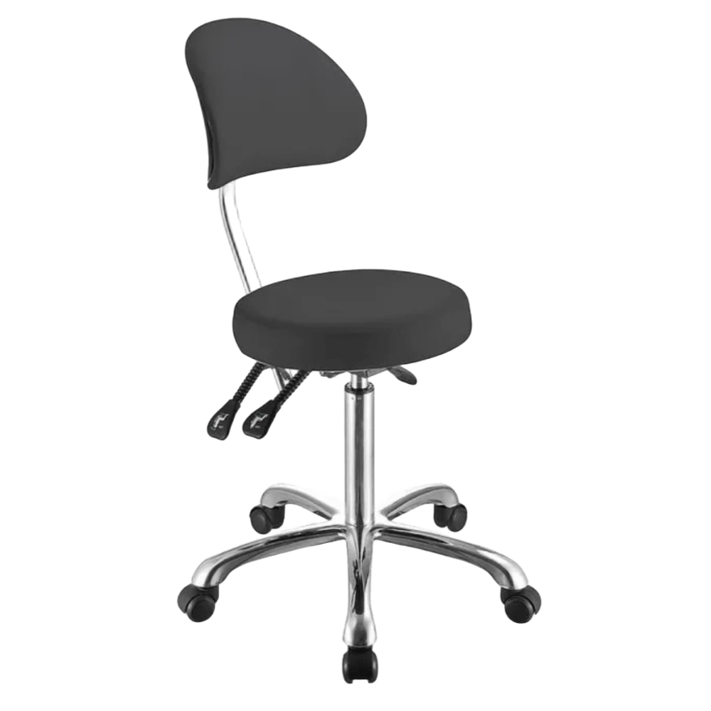 Taburete Redondo Y Plano Con Respaldo Taburete Redondo Y Plano Con Respaldo