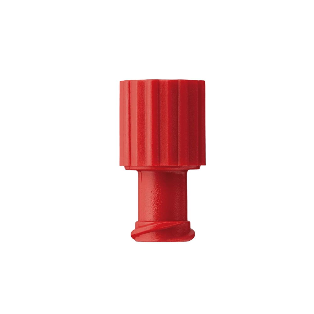 Tapon luer lock universal rojo