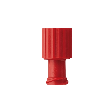 Tapon luer lock universal rojo