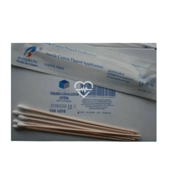 Torunda Madera Algodón  Esteriil Unidix