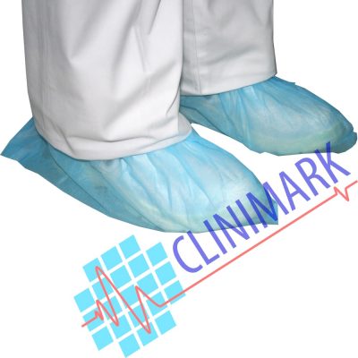calza tejido sin tejer desechable color azul